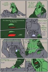 1x1x1x1 1x1x1x1_(forsaken) body_exploration boner_in_pants bulge bulge_grab bulge_through_clothing comic comic_strip exploring getting_erect half_dressed half_dressed_male luvrrbee roblox roblox_(character) sexually_suggestive tagme teasing wireplay wires womb_stimulation