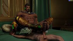 1boy 2boys 3d 3d_animation abs animated beard bed bedroom big_nipples big_penis chest earrings erect erect_cock erect_dick erect_penis erection feet_on_dick feet_on_penis foot_on_penis footjob footjob_while_facesitting gay interracial jerking_off jerking_off_another jerkingoff jerkingoff_another jewelry male/male male_only marvel marvel_rivals masturbation moustache muscles naked naked_male namor namor_(marvel_rivals) no_visible_face nose_piercing nude nude_male on_bed on_the_bed rimming rimming_male sigbuns six_pack tagme uncensored uncircumcised uncircumcised_penis video yaoi