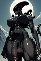 1futa 2d abs ai_generated alien_(franchise) alien_futa ass big_ass big_breasts big_penis black_skin breasts clawed_fingers claws cock dick fat_cock female futa futa_alien futa_cock futa_milf futa_mommy futa_only futanari gigantic_penis huge_cock hung intersex large_breasts long_penis low-angle_view massive_breasts mature mature_body mature_figure mature_futa milf mommy monster_futa night penis shiny_skin solo solo_futa tail tenyaiida25 thick thick_ass thick_thighs thighs veins veiny veiny_penis voluptuous voluptuous_futa wide_hips xenomorph xenomorph_tail
