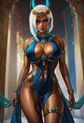 1girls ai_generated animated animated ass beach bikini bikini_bottom bikini_top blue_eyes blue_lipstick civitai curvy curvy_ass curvy_body curvy_female curvy_figure curvy_hips curvy_thighs dandon_fuga_style dark-skinned_female dark_skin desert egyptian egyptian_clothes egyptian_female egyptian_mythology female female_focus female_only kirillai lipstick makeup neema_(dandon_fuga) original original_character original_characters solo solo_female solo_focus tagme thick thick_ass thick_hips thick_legs thick_thighs toned toned_body toned_female white_hair
