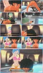 black_hair blowjob bulma_briefs comforting_another comic comic_page degradation_text dragon_ball_super extortion futanari gold_earrings granolah green_hair heterochromia_iridum koikatsu_(medium) light-skinned_male nonconsensual nude_futa orion_(xnixnbvg) racism rape_aftermath rape_threat saiyan tears tears_of_pain text text_box trans_male transgender_pride_colors traumatized xnixnbvg