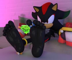 2020s 2022 3boys 3d 3d_(artwork) 5_toes absurd_res barefoot chaos_emerald dominant dominant_male feet feet_up foot_fetish foot_focus foot_worship giant giant_male high_resolution highres jony1991 macro male male_only micro miles_tails_prower plantigrade sega shadow_the_hedgehog shrinking shrunken_male size_difference sonic_(series) sonic_the_hedgehog sonic_the_hedgehog_(series) submissive submissive_male sweaty_feet tails tails_the_fox toes underfoot white_fur