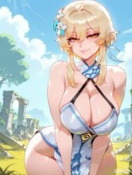 lumine (genshin impact) from genshin impact by difuxer