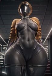 ai_generated android android_girl animated ass atomic_heart breasts civitai covered_erect_nipples covered_navel covered_nipples covered_pussy curvy curvy_ass curvy_body curvy_female curvy_figure curvy_hips curvy_thighs faceless faceless_character faceless_female female female_focus female_only female_robot gold_jacket gynoid jacket kirillai left_(atomic_heart) mask metallic_body pussy robot robot_girl tagme the_twins_(atomic_heart) thick thick_ass thick_hips thick_legs thick_thighs thighs video_game video_game_character video_game_franchise video_games