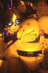 fredbear (fnaf) from five nights at freddy's by curvy arts