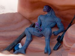 2025 3d_(artwork) alien animal_genitalia armor big_penis biped bodysuit clothing curling_toes desert digital_media_(artwork) erection feet fist garrot genital_slit genitals gun half-closed_eyes halo_(series) hand_on_penis headgear helmet knot low-angle_view male masturbation microsoft muscular muscular_male narrowed_eyes nubbed_penis open_mouth outside pecs penile penile_masturbation penis purple_body purple_penis ranged_weapon rifle sangheili sequence sitting skinsuit snekkuu sniper_rifle solo spread_legs spreading three-quarter_view tight_clothing unusual_anatomy unusual_genitalia unusual_penis weapon xbox_game_studios
