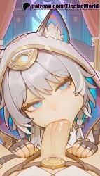 1girls 2025 ai_generated artist_name blowjob blowjob_face blue_eyes book braid cipher_(honkai:_star_rail) cock dick electroworld fellatio female fingerless_gloves gloves hi_res high_quality high_resolution highres honkai:_star_rail honkai_(series) licking male oral oral_sex patreon patreon_username penis short_hair silver_hair stable_diffusion straight sucking watermark