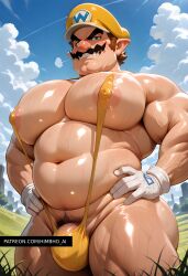 wario from mario (series) by himbho-ai