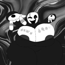 fem gaster from deltarune by sojusparks
