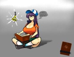bill cipher from doki doki literature club by emptyskull302