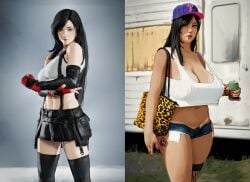 tifa lockhart from final fantasy by diathorn