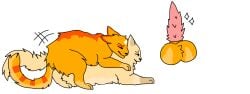 canon_couple feral feral_on_feral firestar_(warriors) sandstorm_(warriors) tagme warriors_(cats)