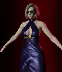 1futa 3d artist_request asserting_dominance big_breasts big_penis blonde_hair bulge bulge_through_clothing futa_only futanari light-skinned_futanari model namco nina_williams solo source_request sunglasses t-pose tekken tekken_8 tinted_eyewear