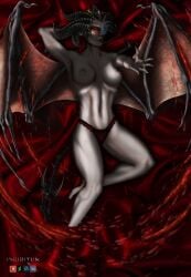 1girls breasts demon_girl demon_horns demon_tail demon_wings demoness devil_girl devil_horns devil_tail devil_wings diablo diablo_4 female female_focus female_only goddess ingibitum lilith_(diablo) milf nipples succubus succubus_horns succubus_queen succubus_tail succubus_wings