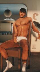 asian_male gay hyungry shaun_pheng underwear_only