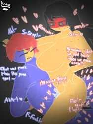 big_breasts countryhumans cowgirl_position cum cum_in_pussy forced germany_(countryhumans) kono konoboyhe riding riding_penis romania_(countryhumans) teasing tied_hands