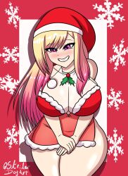 breasts christmas female female_only kitagawa_marin looking_at_viewer solo sono_bisque_doll_wa_koi_wo_suru striderdogart