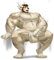 abs anthro antlers balls bara bara_tits big_arms big_balls big_penis cervid chest_tuft cum cumming cumshot cxcxxcxxxx erection furry latex latex_suit male_only markings masturbation muscles muscular muscular_arms muscular_legs muscular_thighs open_mouth pecs penis pleasure_face saliva_trail shiny shiny_clothes shiny_latex solo solo_male spread_legs transparent transparent_background transparent_latex