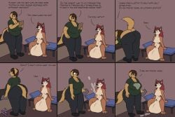 1futa absurd_res accidental_cumshot alex_(lonnyk) anthro ass balls bent_over big_balls big_balls_small_penis big_butt bird_dog bodily_fluids breasts canid canine canis clothing comic cum cum_on_breasts cum_on_clothing cum_on_ground domestic_dog duo female genital_fluids genitals gynomorph handsfree_ejaculation hazel_(lonnyk) hi_res huge_balls hunting_dog hyper hyper_balls hyper_genitalia intersex intersex/female labrador lonnyk mammal micropenis nude orgasm oversized_balls penis premature_ejaculation retriever slightly_chubby slightly_chubby_female small_penis tiny_penis uncontrolled_orgasm