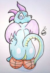 anthro ass dragon dragon_tales female female_only mookie_(dragon_tales) mooky_(dragon_tales) pussy reddragonkan sitting