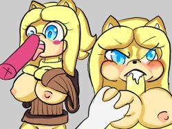 anthro archie_comics big_breasts blue_eyes blush breasts clothed clothing eulipotyphlan female fur genitals hedgehog hedgehog_tail male male/female mammal maria_robotnik maria_the_hedgehog nipples nude open_mouth penis sega sex simple_background solo sonic_(series) sonic_the_hedgehog_(archie) sonic_the_hedgehog_(comics) sonic_the_hedgehog_(series) yellow_body yellow_fur