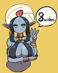 1female breasts female genie genie_(harusame10000) girl harusame10000 original_character tagme