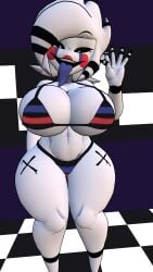 2020s 2023 3d 3d_(artwork) 3d_model beach big_ass big_breasts big_butt bikini bikini_bottom bikini_top black_sclera blue_sky breasts_bigger_than_head cally3d clazzey cryptiacurves fazclaire's_nightclub five_nights_at_freddy's five_nights_at_freddy's_2 fnaf fredina's_nightclub grin hi_res high_resolution highres huge_breasts large_breasts marie_(cally3d) marie_(cryptia) marionette_(fnaf) puppet_(cally3d) puppet_(fnaf) scottgames smile solo solo_female tagme thick thick_thighs tongue tongue_out voluptuous voluptuous_female vrchat vrchat_avatar vrchat_media vrchat_model waving waving_at_viewer waving_hand white_body white_pupils white_skin wide_hips