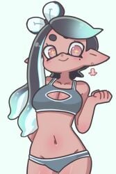 1girls bikini bikini_bottom bikini_top breasts callie_(splatoon) hips keyhole_bra looking_at_viewer navel nintendo splatoon tagme tentacle_hair whichdoll