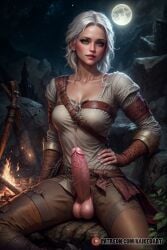 ai_generated cd_projekt_red ciri cirilla_fiona_elen_riannon futanari intersex naikedart solo solo_futa stable_diffusion the_witcher the_witcher_(series) the_witcher_2 white_hair