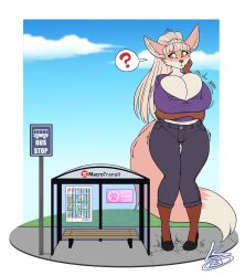 big_breasts breasts female furry giantess growth huge_breasts lunarspy macro thick_thighs wide_hips