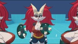 3d animated big_breasts braixen bray_(lucyfercomic) breasts female mp4 pokémon_(species) pokemon pokemon_(species) sound stellaruz tagme thick_thighs video wide_hips