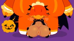 1girls cookie cookie_run cookie_run_kingdom cookie_run_ovenbreak female orange_hair pangotime pumpkin_pie_cookie short_hair source_request tagme