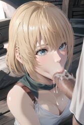 1boy 1girls ai_generated cum cum_in_mouth cum_inside final_fantasy final_fantasy_xvi mid_(ffxvi) mosin sucking