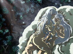 2boys brothers gay incest inuyasha inuyasha_(character) long_hair male male_only sesshoumaru white_hair yanagoya yaoi