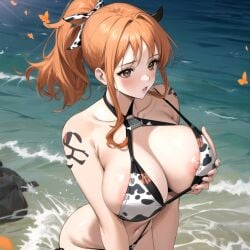 ai_generated bikini female female_only nami_(one_piece) one_piece popai