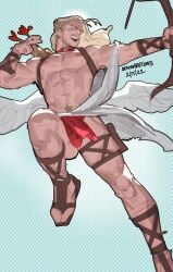 cupid_costume cupid_sova male male_only sean_sketches seansketches solo_male sova_(valorant) thong underwear valorant