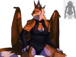 anthro anthropomorphic cicero_(cicerwoah) cicerwoah curvy draw_challenge draw_your_oc_in_this fluffy furry glaring irritated milf mother oc piercings self_upload small_breasts solo sona tail_feathers thunder_thighs uhh watermark what_do_i_do_now wings yay