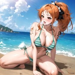 ai_generated bikini female female_only nami_(one_piece) one_piece popai