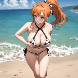 ai_generated bikini female female_only nami_(one_piece) one_piece popai