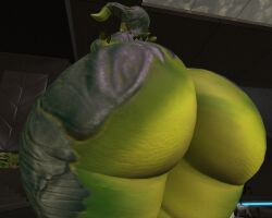 3d 3d_model big_ass bubble_butt deathclaw female ferialexonar huge_ass tagme thick_thighs wide_hips