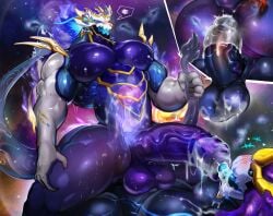 2boys anal anal_sex anthro anthro_on_anthro anthro_penetrated anthro_penetrating anthro_penetrating_anthro ass aurelion_sol aurelion_sol_(lol) balls barazoku big_balls big_butt big_pecs big_penis blush close-up closed_eyes cosmic_background cosmic_flesh cosmic_fur cosmic_hair detailed_background dragon duo erection ethereal_hair foreskin gay genitals hi_res huge_balls huge_butt huge_muscles huge_pecs huge_thighs humanoid_genitalia humanoid_penis league_of_legends magangz male male/male male_only male_penetrated male_penetrating male_penetrating_male manly muscular muscular_anthro muscular_male mythological_creature mythological_scalie mythology nipples nude pecs penetration penile penis riot_games saggy_balls scalie selfcest sex smile square_crossover tail tail_grab tencent veiny_penis wingless_dragon xray_view