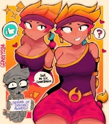 amber_(brawl_stars) big_breasts brawl_stars discord_(app) female gerbyy224 not_ai_generated revealing revealing_breasts revealing_clothes sexy sexy_body sexy_pose tagme thick_thighs thighs