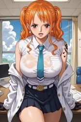 ai_generated ai_withyou female female_only nami_(one_piece) one_piece