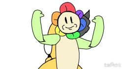 1boy alight_motion animated bad_anatomy bait_and_switch blot_(dandy's_world) dandy's_world dandy_(dandy's_world) douchebag funny ibispaintx jerkingoff_another joke jxci music pov self_upload shitpost sound tagme tweening video
