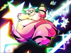 anthro asriel_dreemurr asriel_dreemurr_(god_form) belly belly_overhang big_ass big_belly big_breasts big_nipples black_sclera boss_monster boss_monster_(undertale) fat fat_ass fat_butt fat_man flabby_arms flopping_breasts floppy_ears fluffy flying fupa goat huge_ass huge_belly huge_breasts huge_butt huge_thighs love_handles male male_only mirukiblue moobs morbidly_obese morbidly_obese_anthro morbidly_obese_male naked navel nude nude_male obese_anthro obese_female overweight overweight_anthro overweight_male rainbow solo undertale undertale_(series) white_body