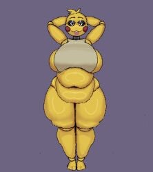 toy chica (fnaf) from five nights at freddy's by hootchillibol