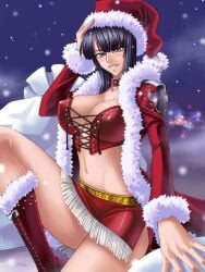 christmas_outfit female female_only kagami kagami_hirotaka nico_robin one_piece