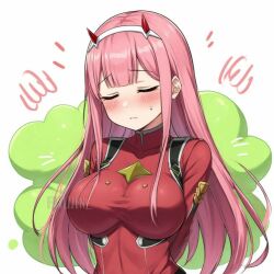 ai_generated fart fart_fetish farting female zero_two_(darling_in_the_franxx)