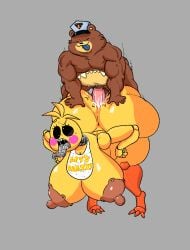 ahe_gao anal anal_abuse anal_cum_explosion anal_fluids anal_orgasm anal_rape anal_sex anthro anthro_on_robot color cum cum_in_ass cum_in_pussy cum_inside five_nights_at_freddy's five_nights_at_freddy's_2 fnaf from_behind mechanical mechanophilia olozva orgasm orgasm_face rape rape_face raped robot robot_girl robot_humanoid self_insert straight toy_chica toy_chica_(fnaf) yellow_body