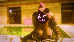 alternate_angle ass bear_girl breasts camera closed_eyes clothing different_angle doggy_style female fortnite from_behind happy happy_sex moan moaning moaning_in_pleasure penetration penis physics public public_sex raven_team_leader safety_first_steve_(fortnite) sex shark_boy straight tagme thicchips vaginal_penetration video
